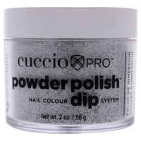 Cuccio Pro Powder Polish - Deep Silver Glitter 45g